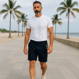 Galaxy blue shorts. Size 34. NWT.